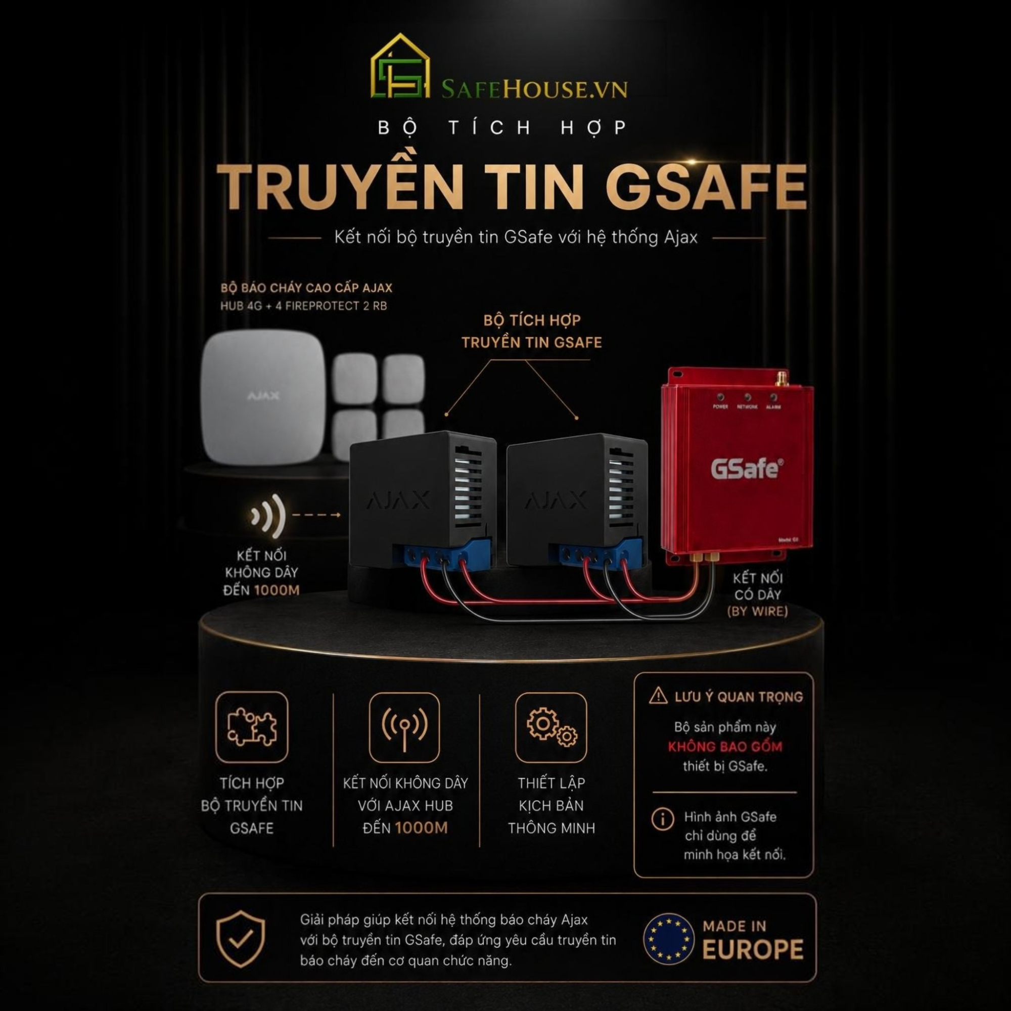 Bộ Tích Hợp Truyền Tin GSafe