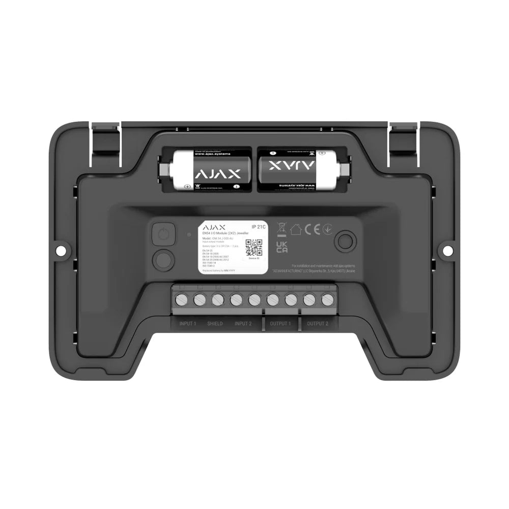 Ajax EN54 I/O Module (2X2) Jeweller: Mô-đun chuyển đổi tín hiệu không dây EN54