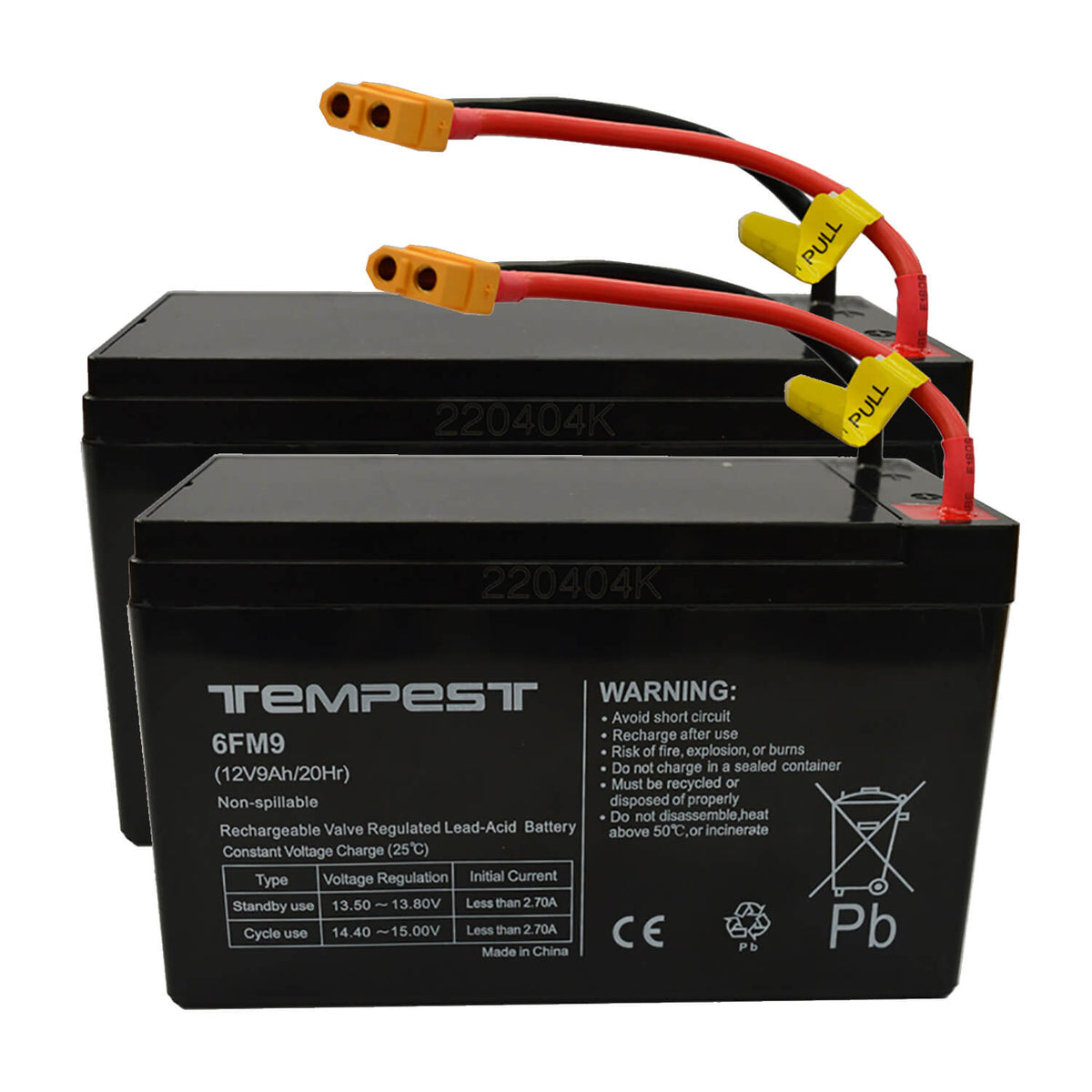 Bộ 2 Pin 12V 9Ah cho Density Unik