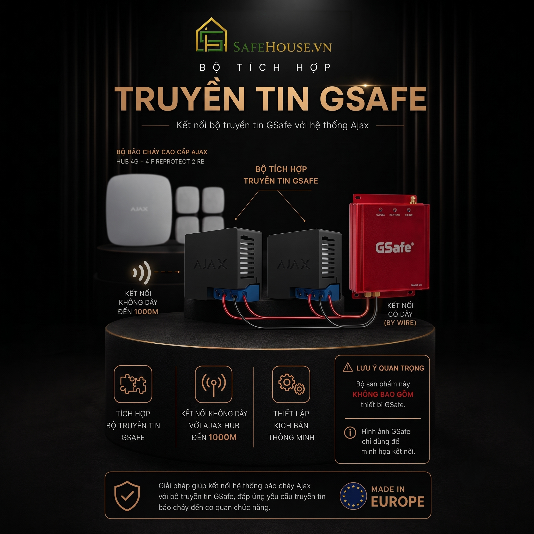 Bộ Tích Hợp Truyền Tin GSafe