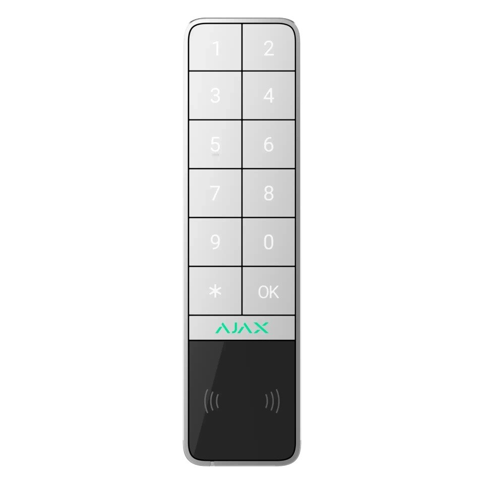 Ajax KeyPad Outdoor Jeweller - Bàn phím xác thực không dây ngoài trời