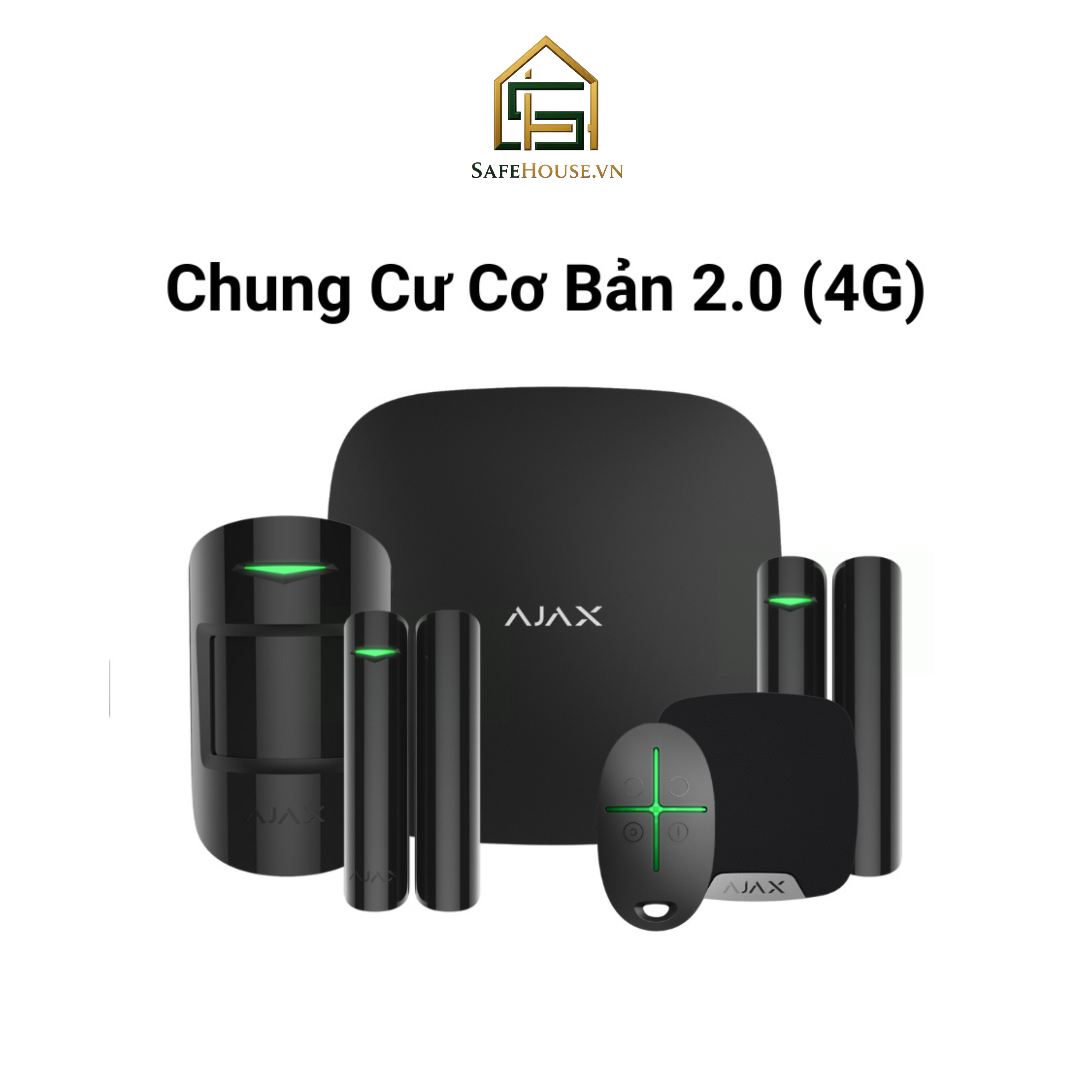 Chung Cư Nâng Cao (4G): Hệ Thống An Ninh Tiêu Chuẩn Không Dây #1 Châu Âu
