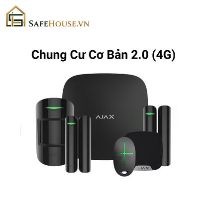 Chung Cư Cơ Bản 2.0 (4G): Hệ Thống An Ninh Tiêu Chuẩn Không Dây #1 Châu Âu