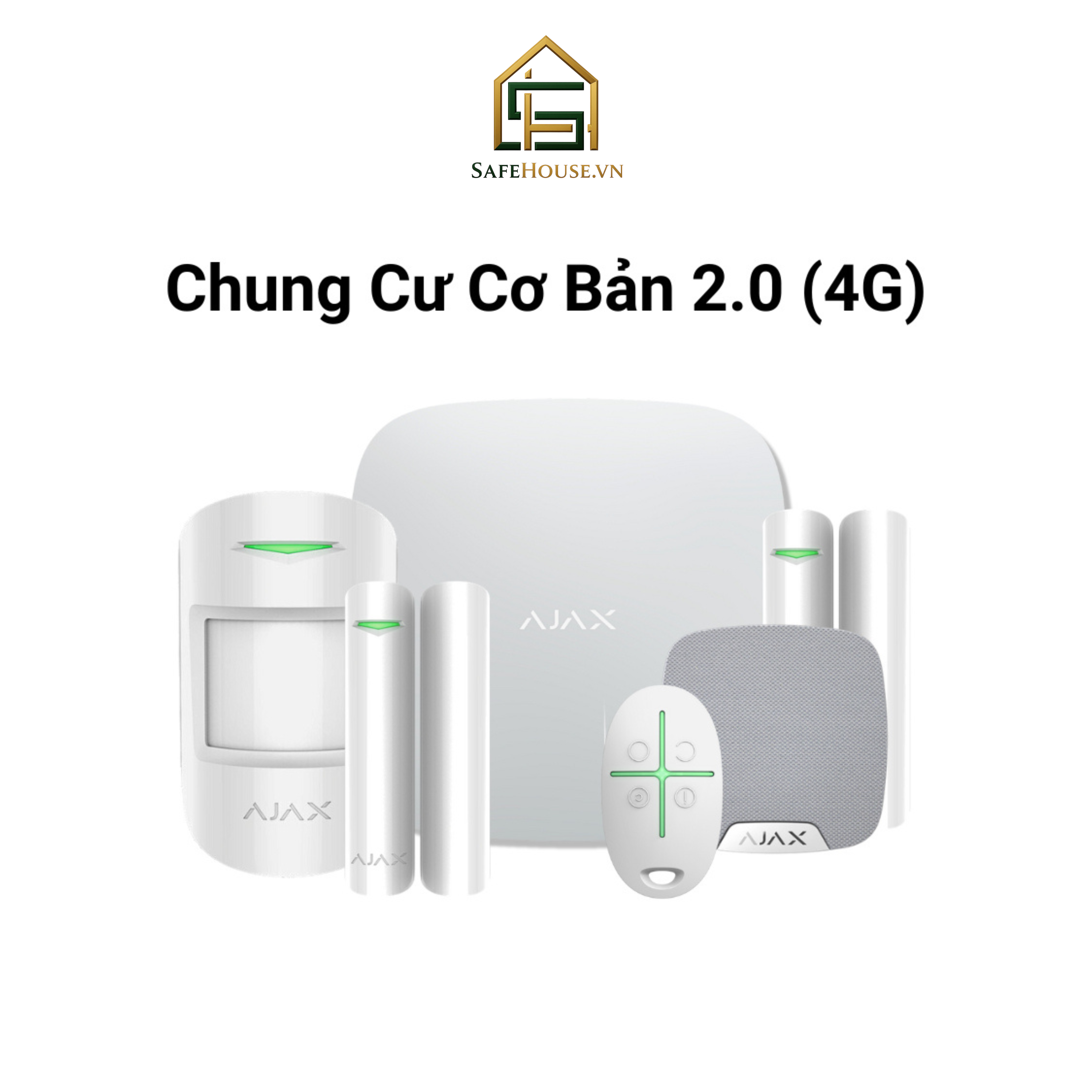 Chung Cư Nâng Cao (4G): Hệ Thống An Ninh Tiêu Chuẩn Không Dây #1 Châu Âu