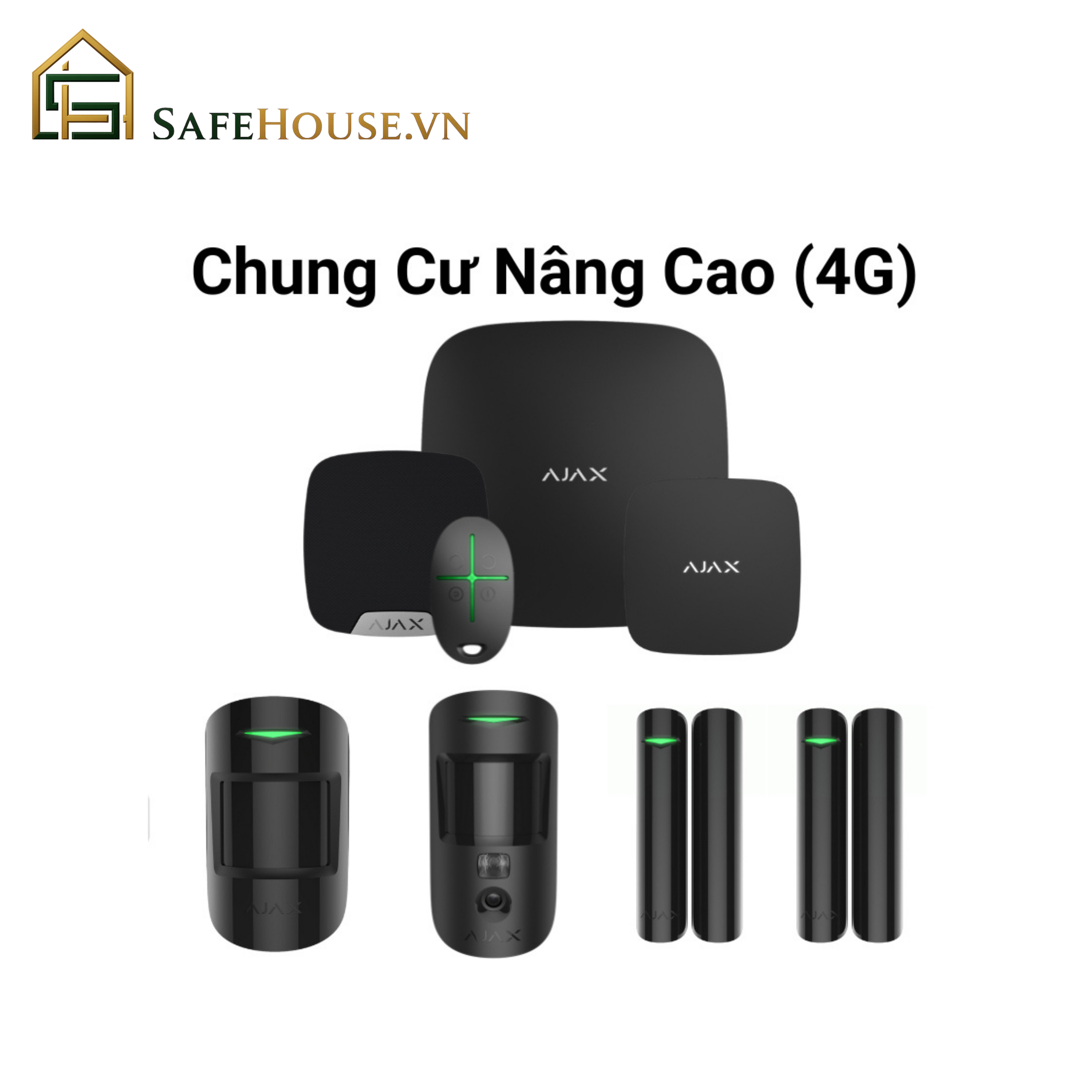Chung Cư Nâng Cao (4G): Hệ Thống An Ninh Tiêu Chuẩn Không Dây #1 Châu Âu