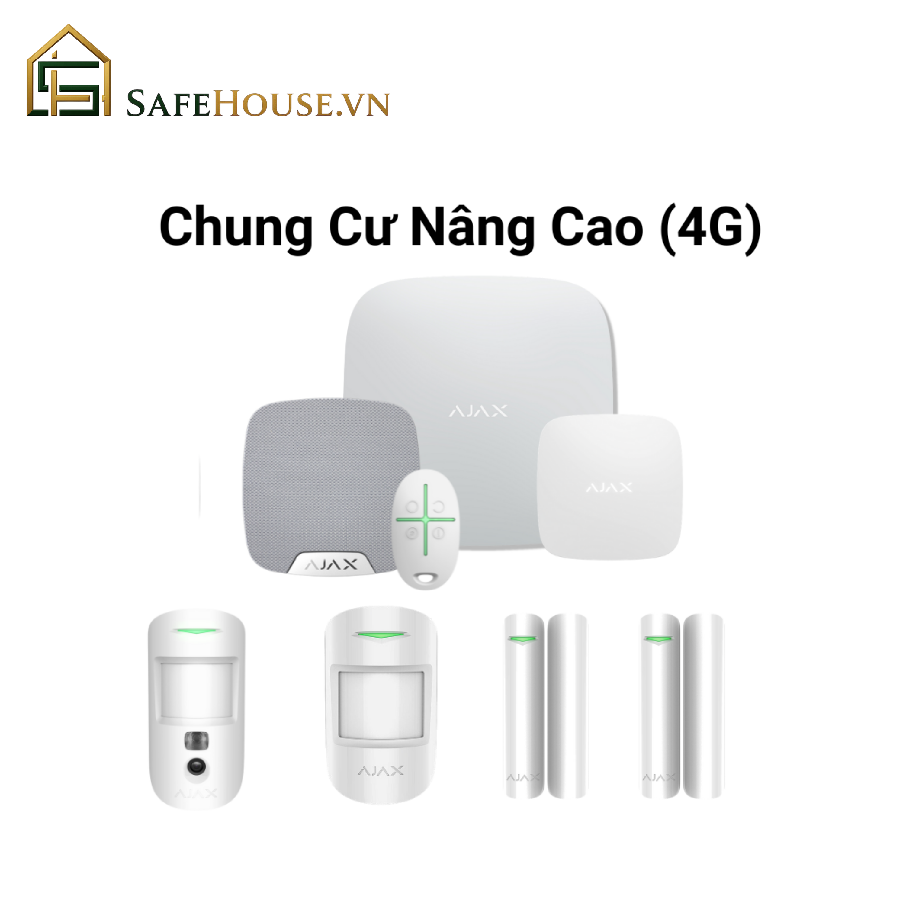 Chung Cư Nâng Cao (4G): Hệ Thống An Ninh Tiêu Chuẩn Không Dây #1 Châu Âu