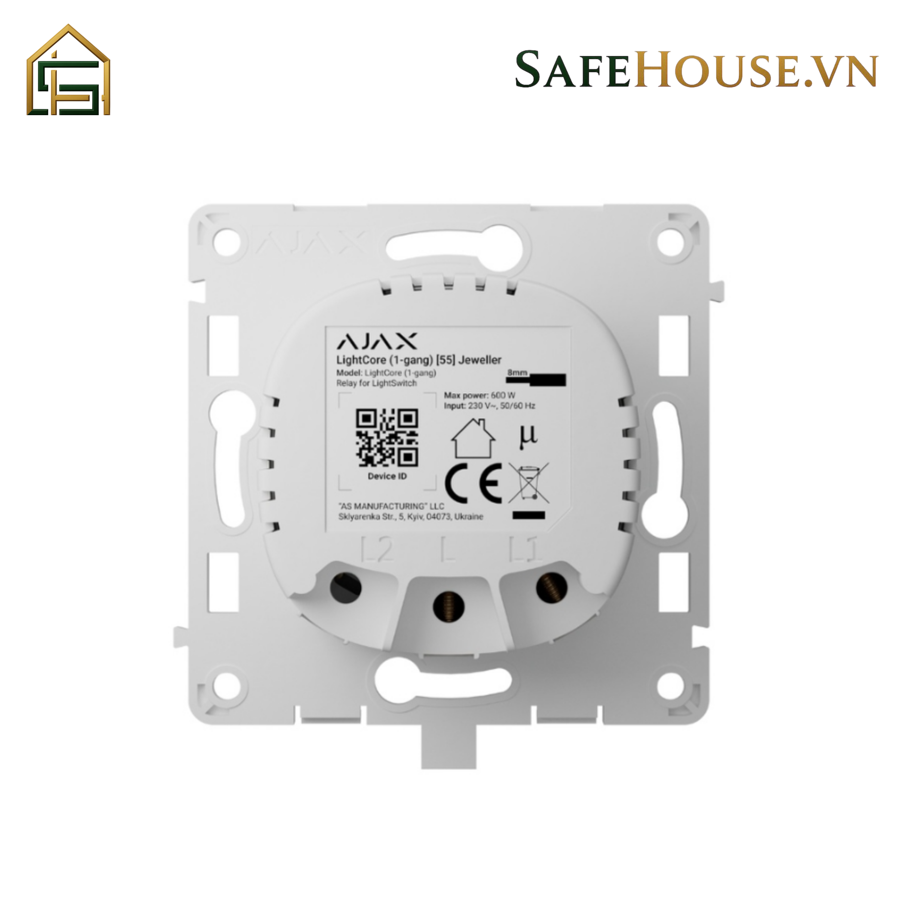 Ajax LightCore: Nhân công tắc điều khiển Ajax