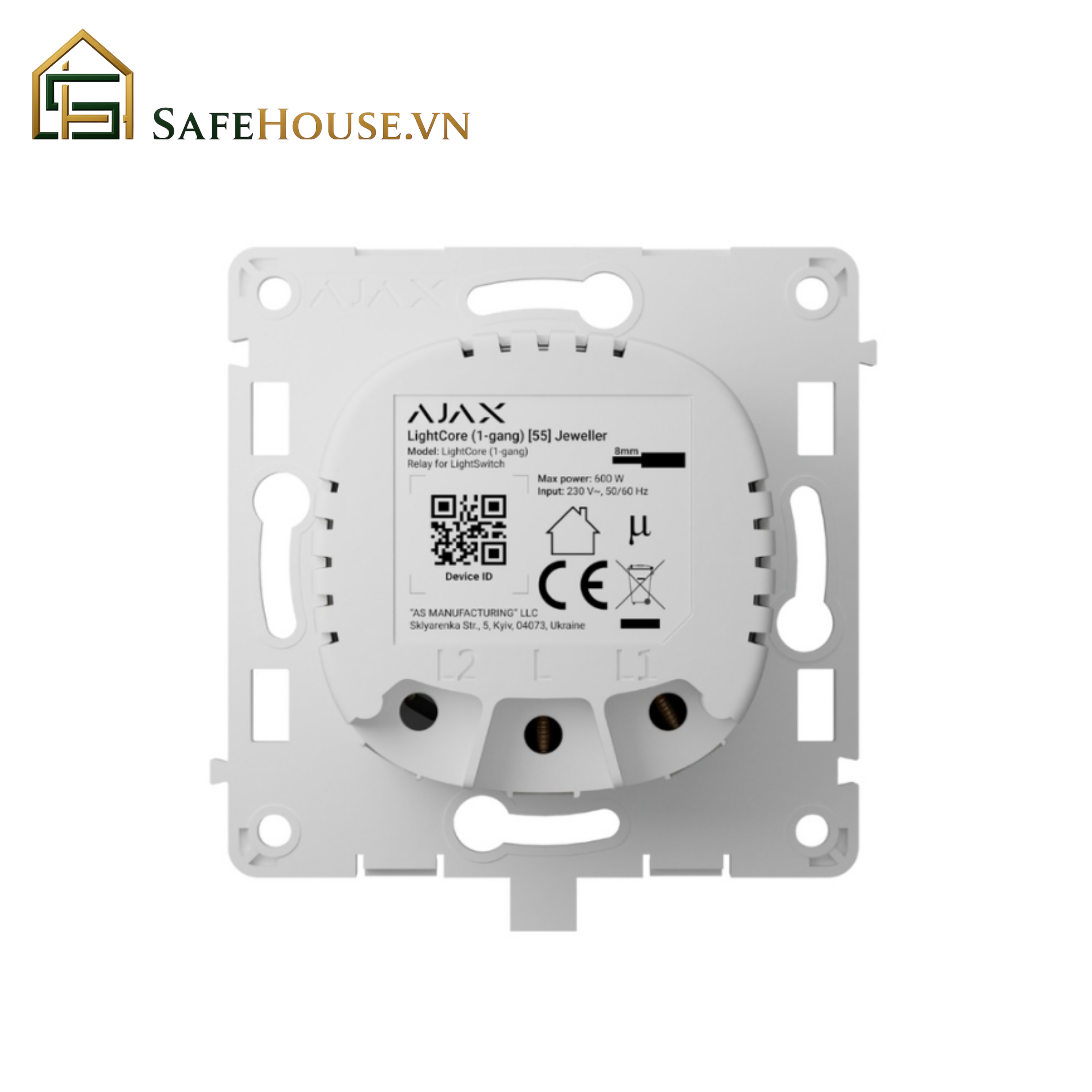 Ajax LightCore: Nhân công tắc điều khiển Ajax
