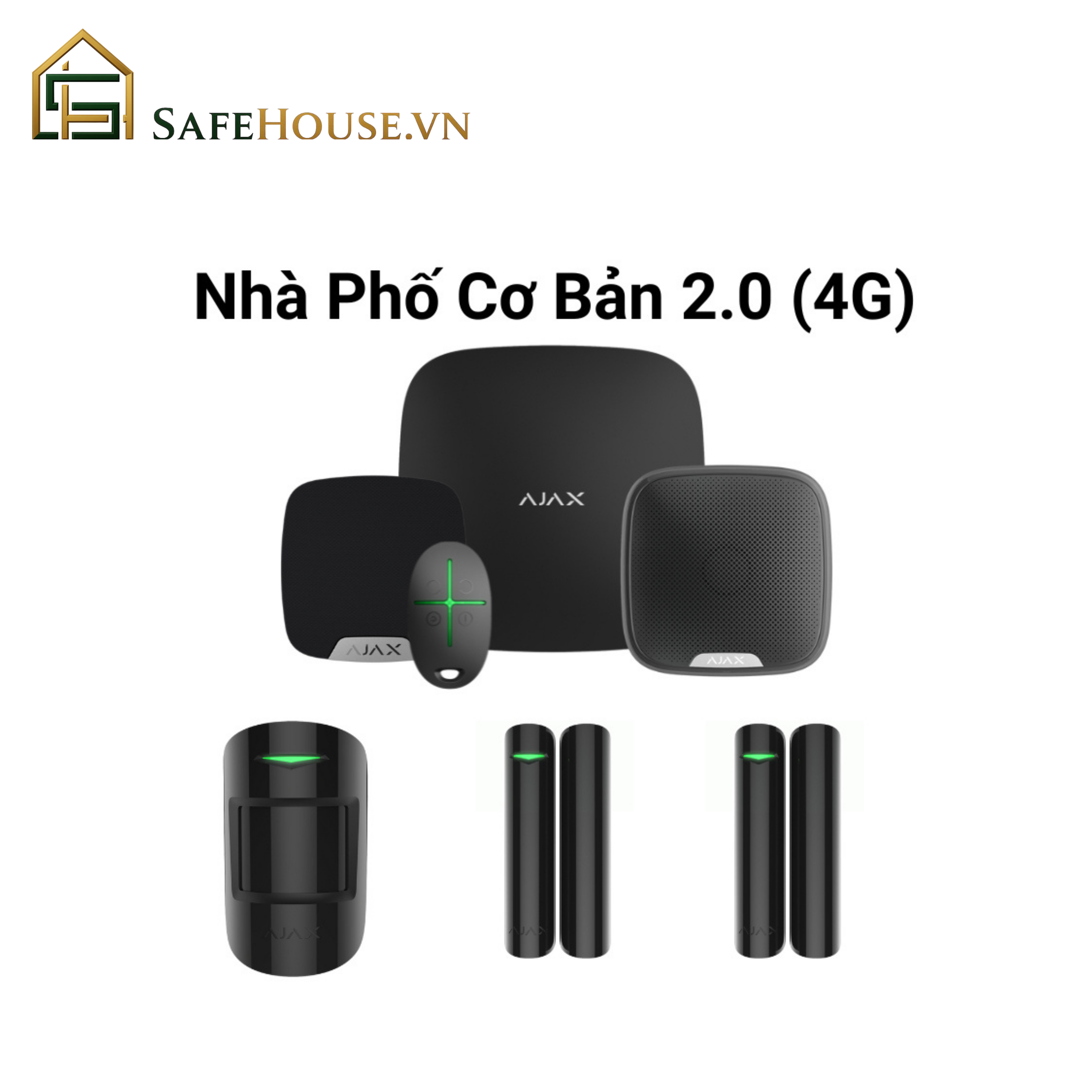 Nhà Phố Cơ Bản 2.0 (4G): Hệ Thống An Ninh Tiêu Chuẩn Không Dây #1 Châu Âu