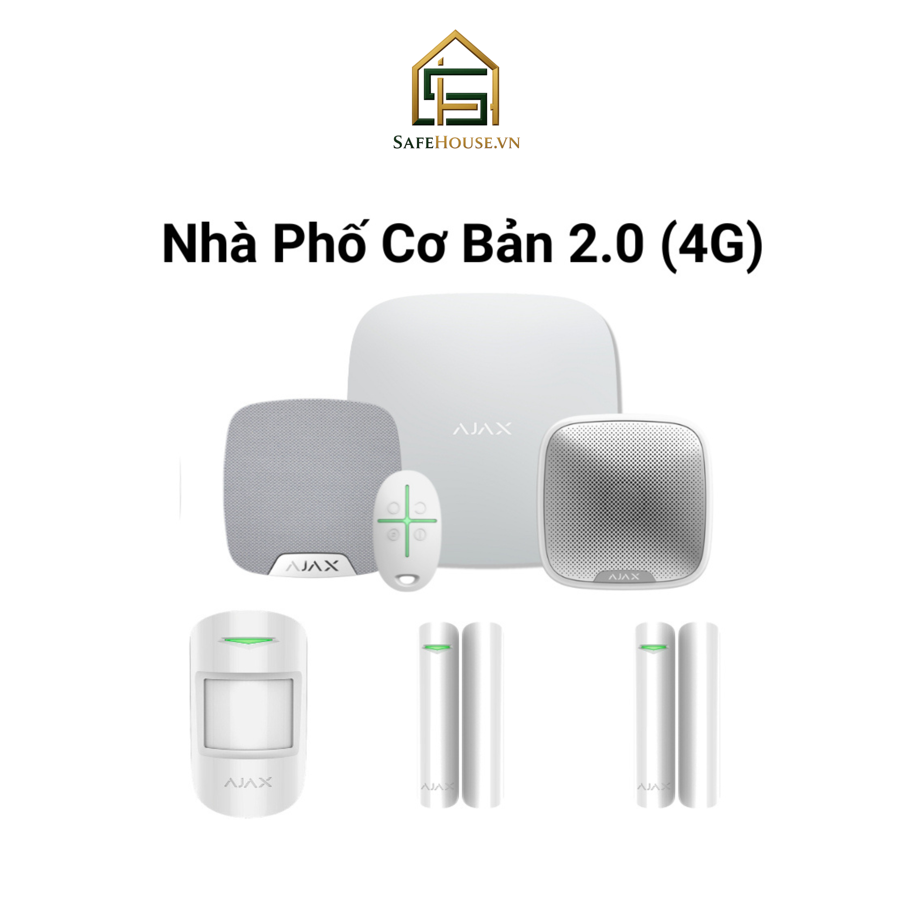 Nhà Phố Cơ Bản 2.0 (4G): Hệ Thống An Ninh Tiêu Chuẩn Không Dây #1 Châu Âu