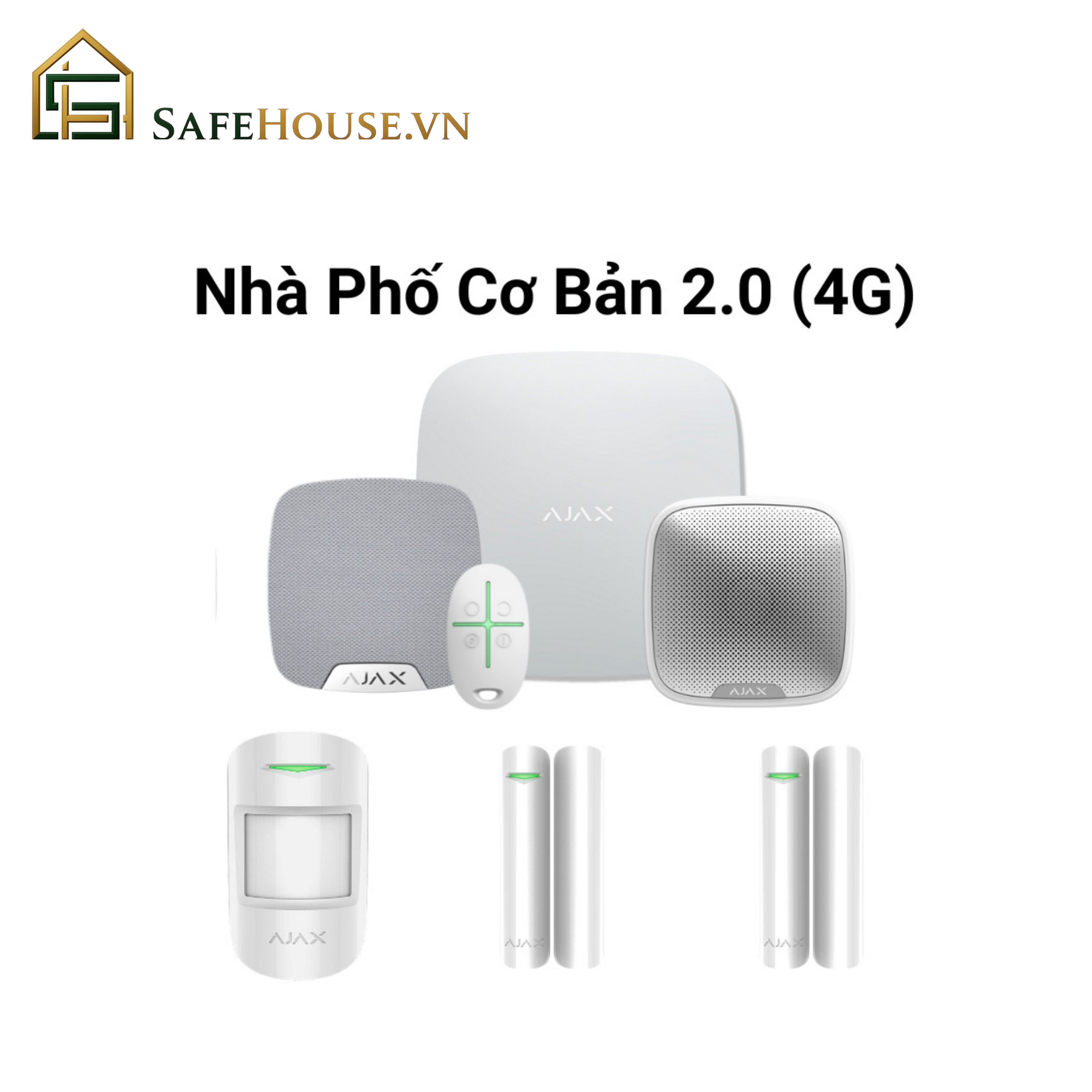 Nhà Phố Cơ Bản 2.0 (4G): Hệ Thống An Ninh Tiêu Chuẩn Không Dây #1 Châu Âu