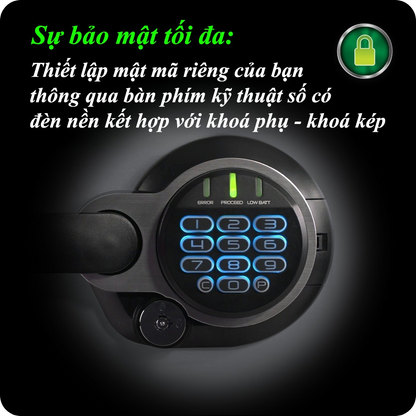 SENTRYSAFE STW123GDC: Két Sắt Mỹ Chống Cháy - Chống Nước, Chứng Nhận UL ETL Chuẩn Quốc Tế [ĐÃ BAO GÔM PHÍ SHIP]