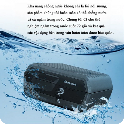 SENTRYSAFE CHW30200: Két Sắt Mỹ Chống Cháy - Chống Nước, Chứng Nhận UL ETL Chuẩn Quốc Tế [ĐÃ BAO GÔM PHÍ SHIP]