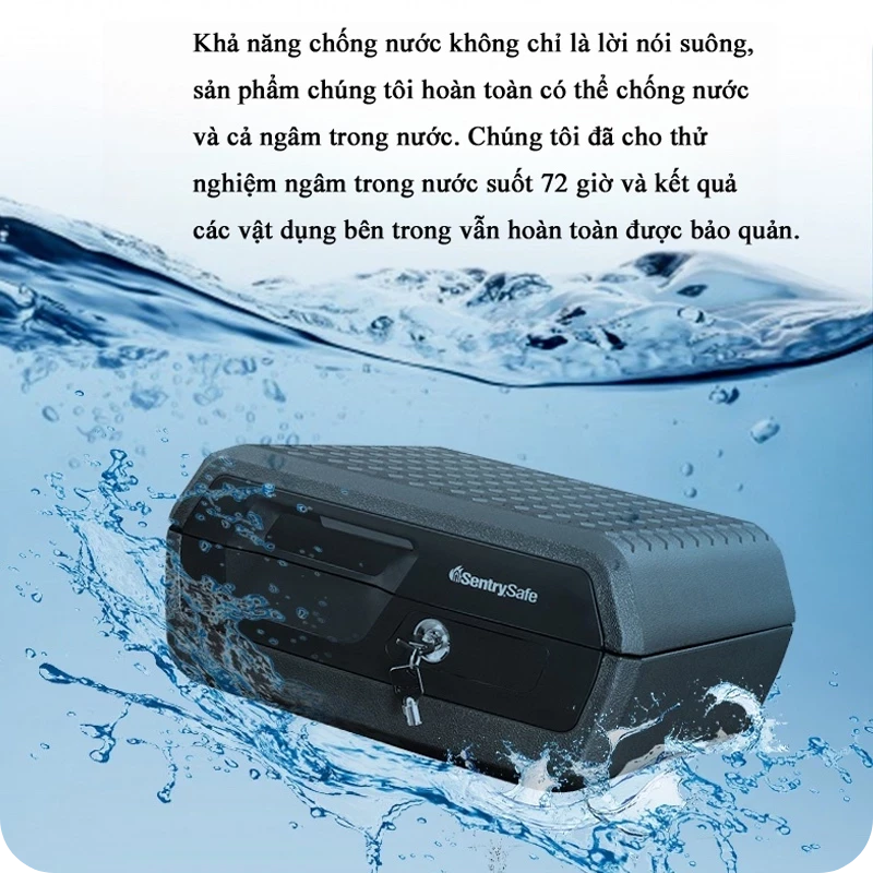 SENTRYSAFE CHW30200: Két Sắt Mỹ Chống Cháy - Chống Nước, Chứng Nhận UL ETL Chuẩn Quốc Tế [ĐÃ BAO GÔM PHÍ SHIP]