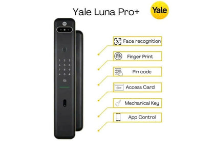 KHÓA THÔNG MINH NHẬN DIỆN KHUÔN MẶT YALE LUNA PRO+