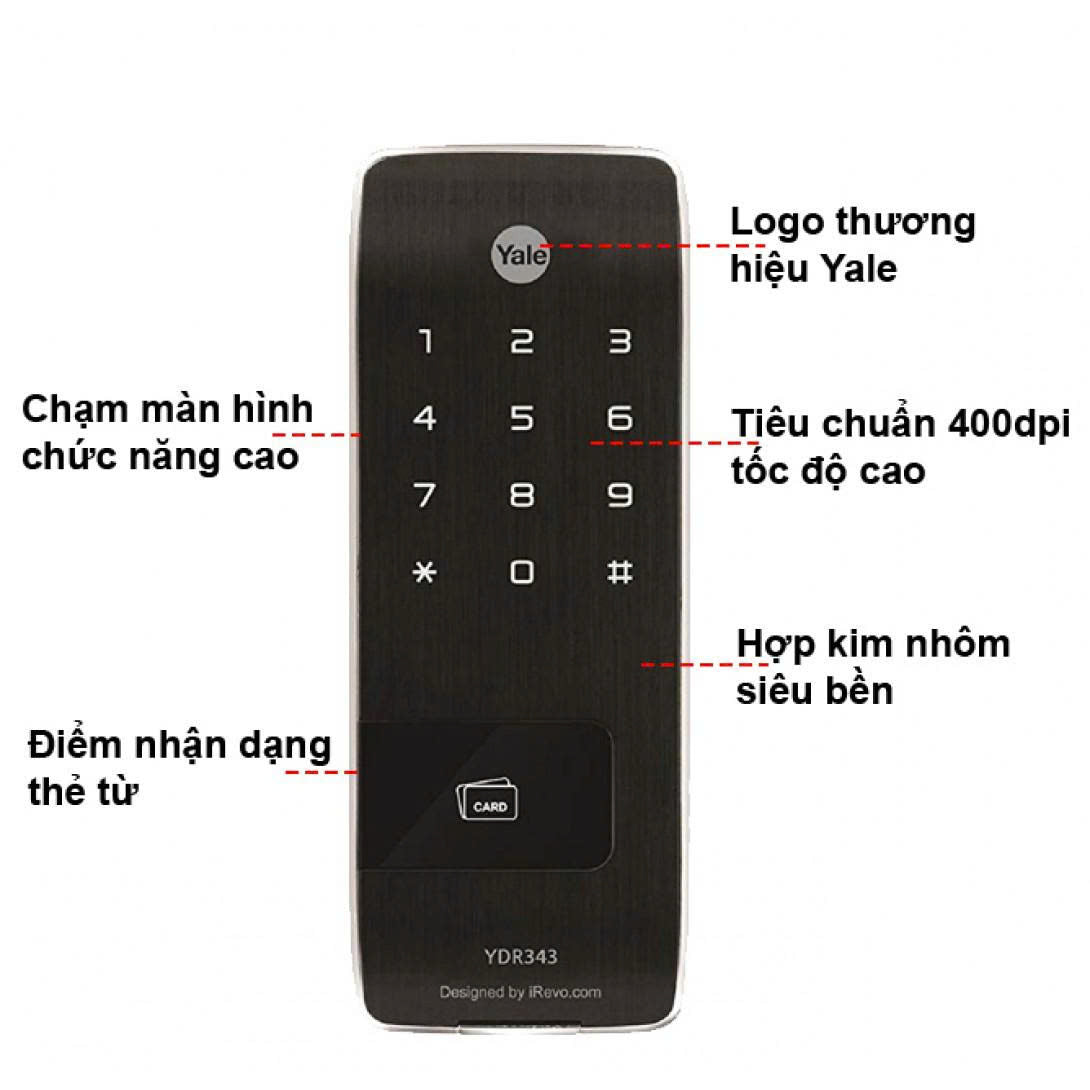 KHÓA THẺ TỪ YALE YDR 343